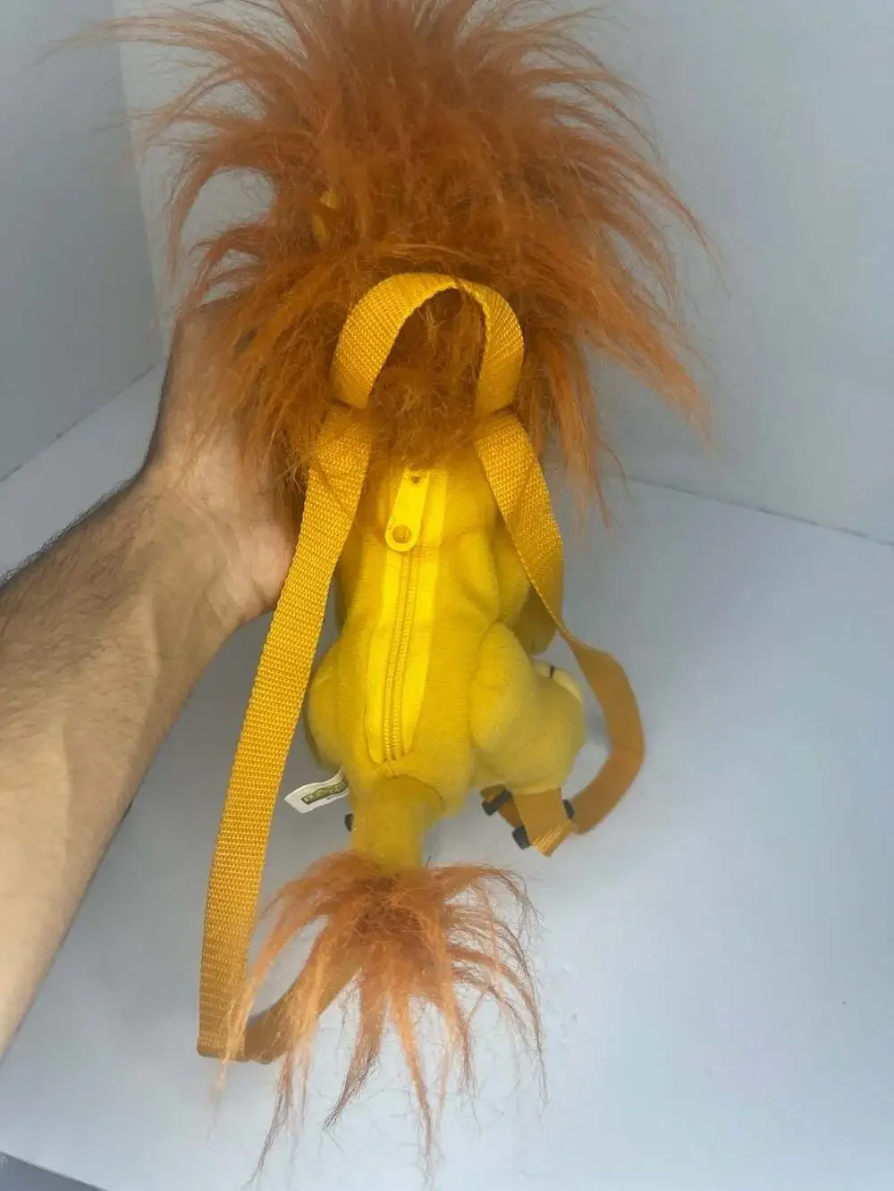 Vintage 1998 Disney The Lion King Simba's Pride Plush Backpack